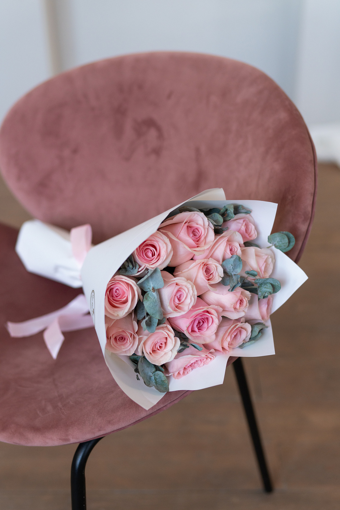 Букет из роз Розовый фрэш